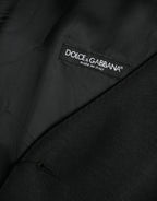 Schwarze Wollwestenkleid Formelle Weste