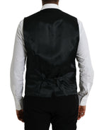 Schwarzes Wollwestenkleid Festliche Weste