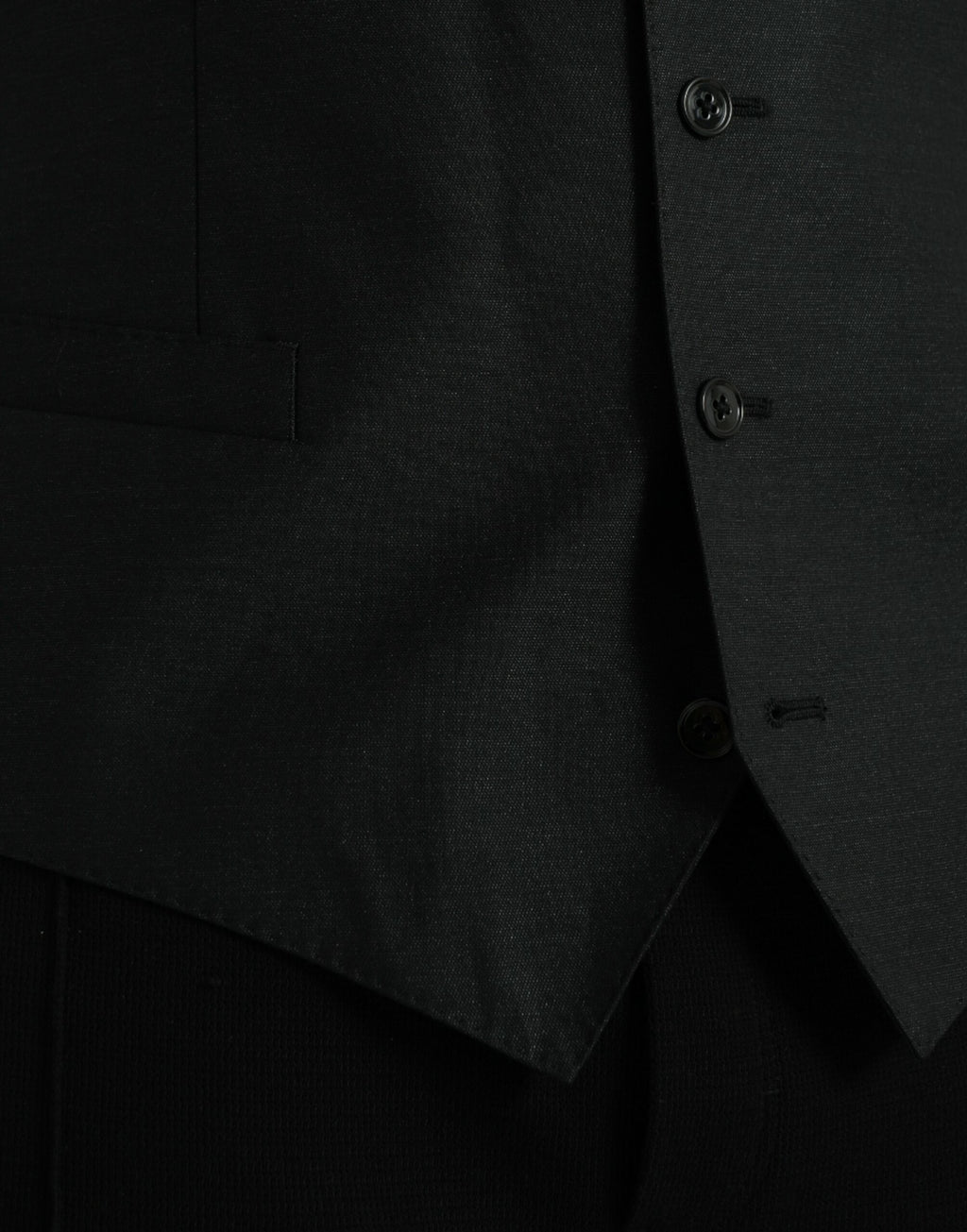 Schwarzes Wollwestenkleid Festliche Weste