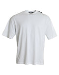 Off-White Baumwolljersey Rundhals-T-Shirt