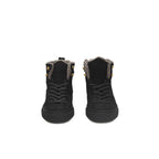 Damen-Sneaker aus schwarzem Rindsleder