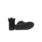 Damen-Sneaker aus schwarzem Rindsleder