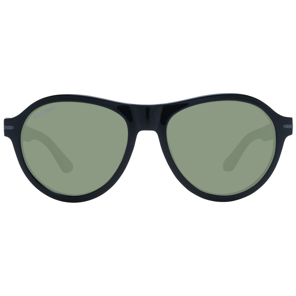 Sonnenbrille aus schwarzem Acetat
