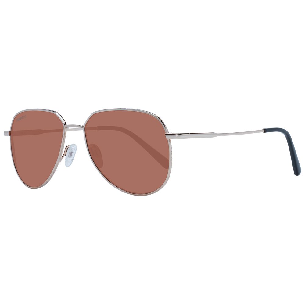 Sonnenbrille aus Roségold-Metall