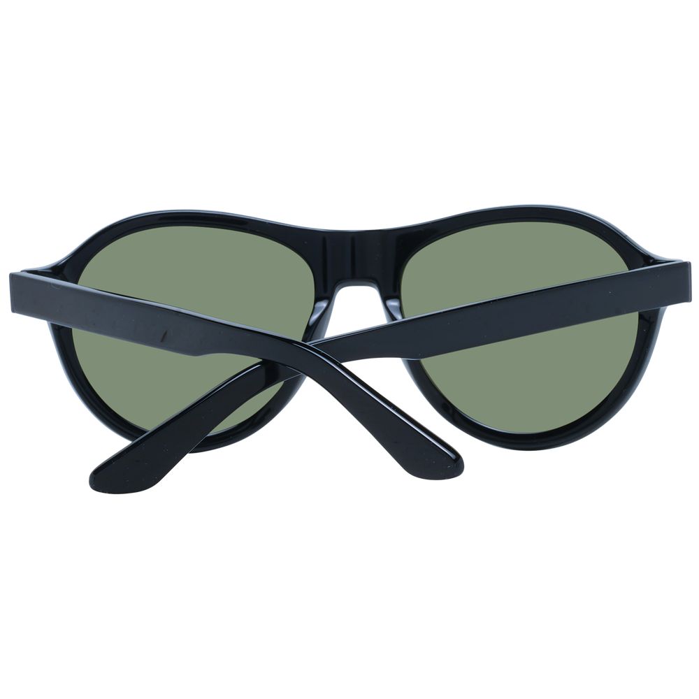 Sonnenbrille aus schwarzem Acetat