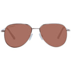 Sonnenbrille aus Roségold-Metall