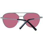Sonnenbrille aus silbernem Metall