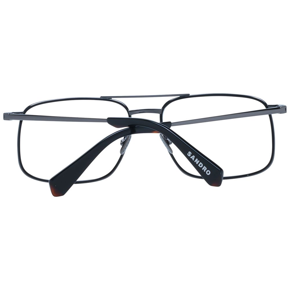 Brille (Fassung) aus grauem Metall