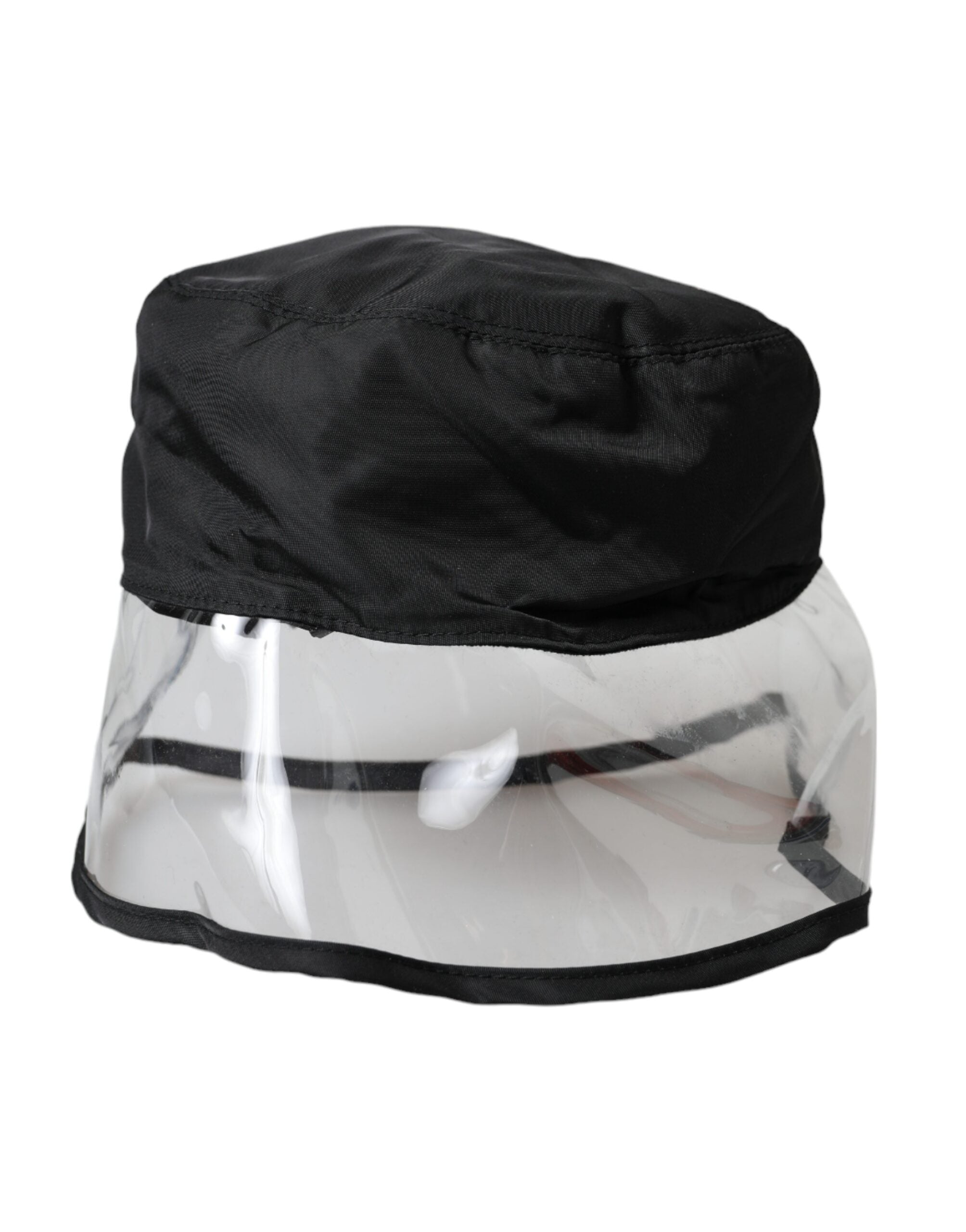 Schwarzer Fischerhut aus Polyester für Herren