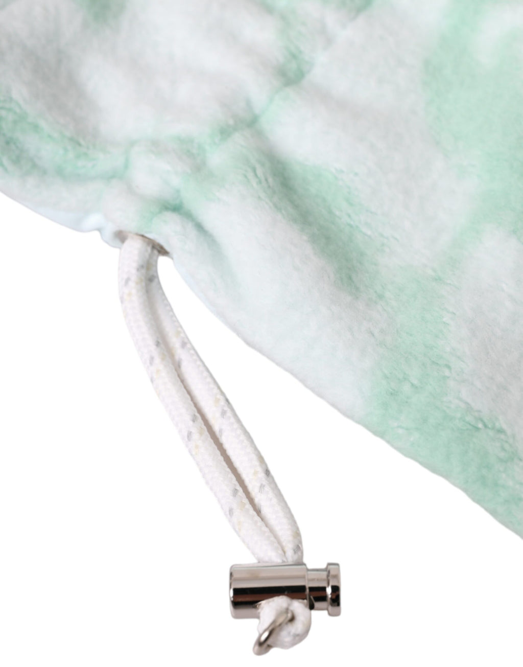 Weiße Nylon-Fleece-Fausthandschuhe, handgelenklang