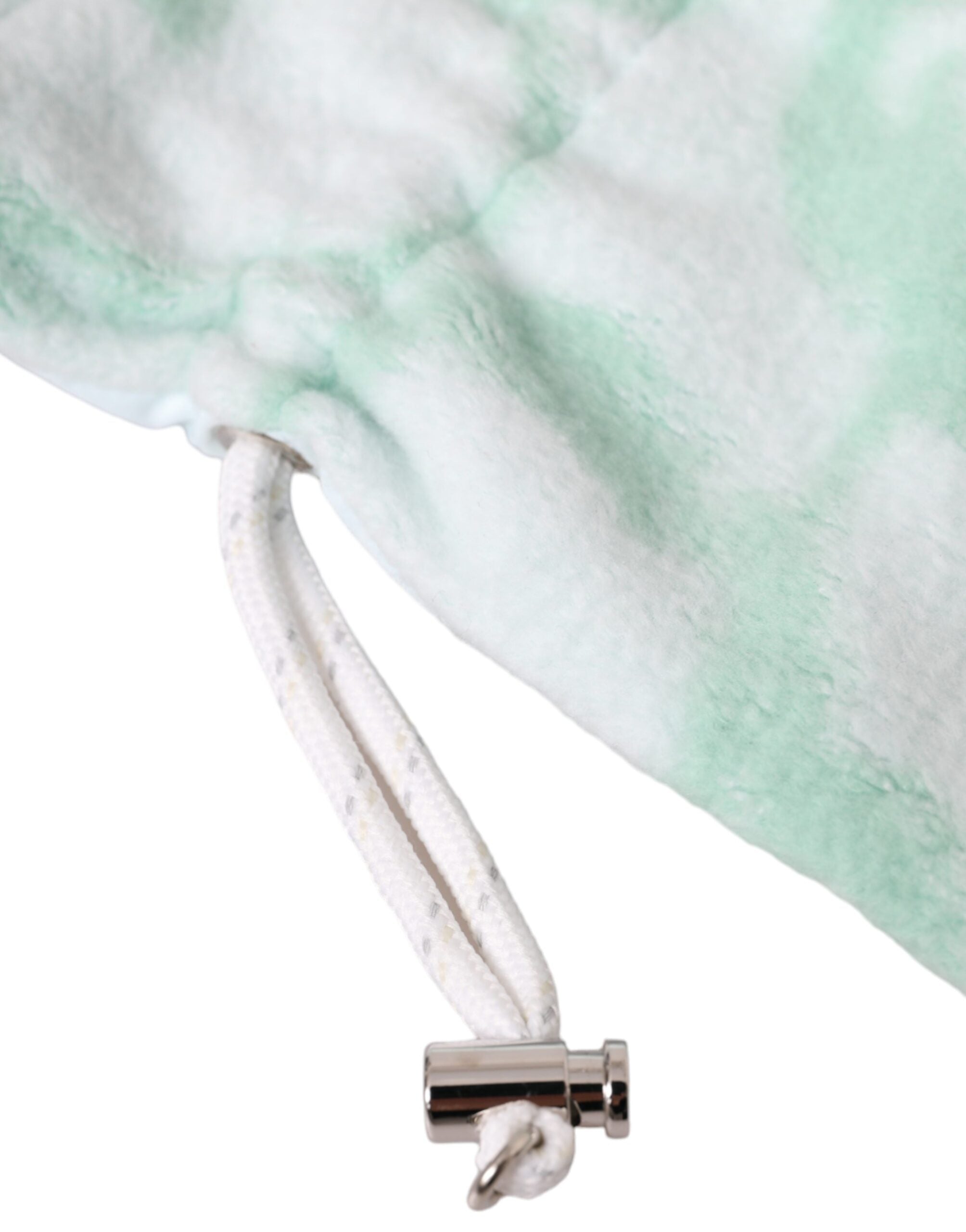Weiße Nylon-Fleece-Fausthandschuhe, handgelenklang