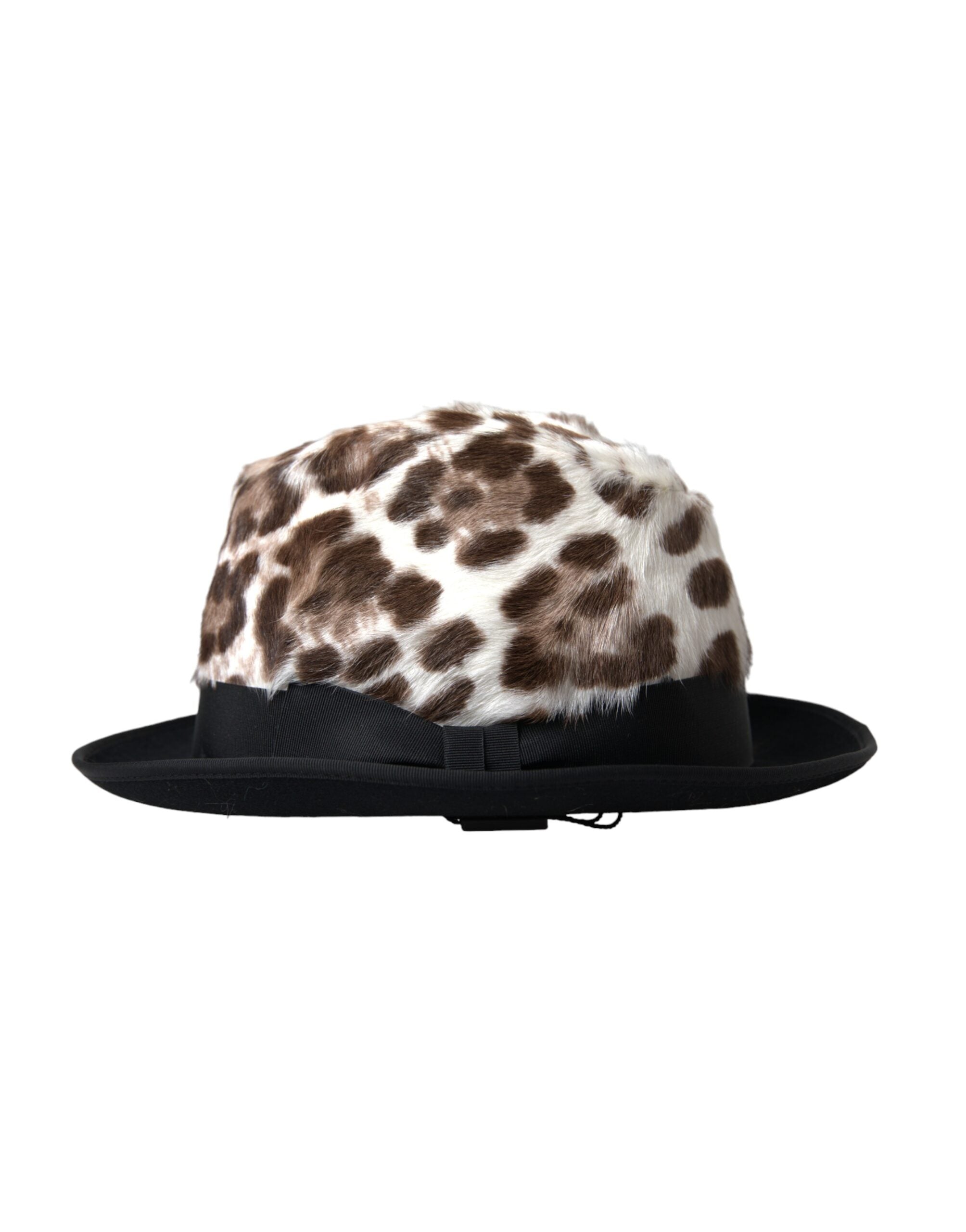 Mehrfarbiger Leopard-Damen-Fedora