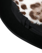 Mehrfarbiger Leopard-Damen-Fedora