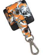 Multicolor Camouflage Print Leder Metall Airpods Case