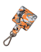 Multicolor Camouflage Print Leder Metall Airpods Case
