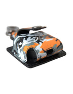 Multicolor Camouflage Print Leder Metall Airpods Case