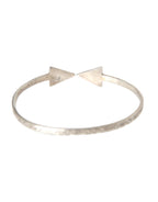 Arrow Crystal 925 Silver Bangle Bracelet Women