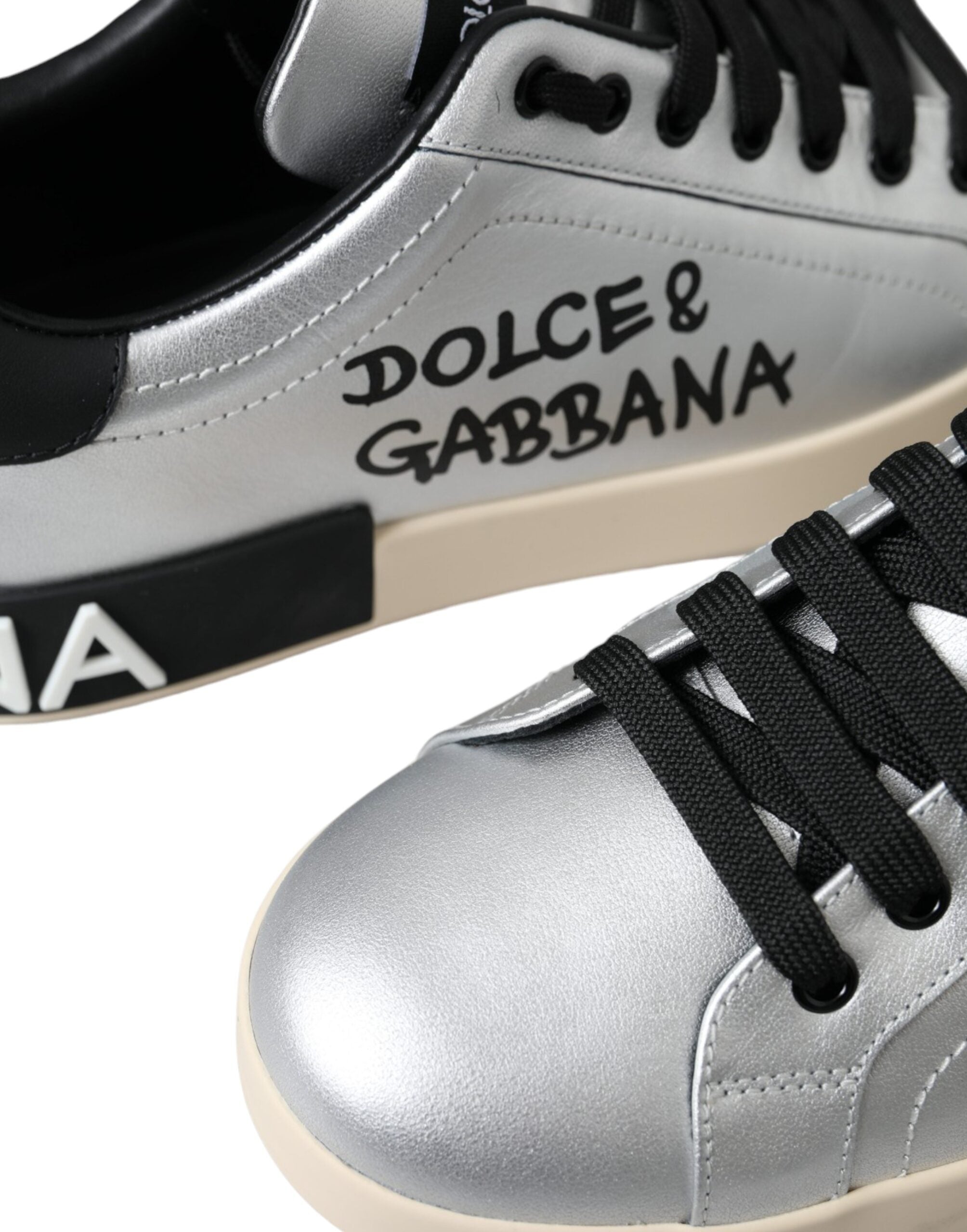 Silver Portofino Kalbsleder-Sneaker Herrenschuhe