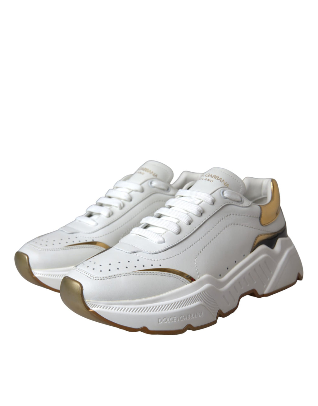 White Gold DAYMASTER Leder-Sneaker Schuhe