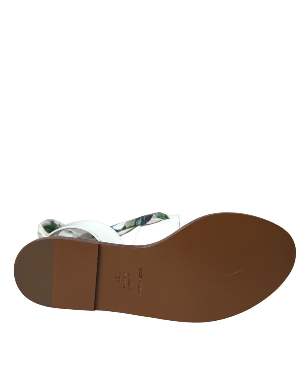 Mehrfarbige Sandalen mit Blumenmuster und Knöchelriemen