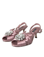 Pink Keira Crystal Heels Sandalen Schuhe