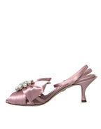 Pink Keira Crystal Heels Sandalen Schuhe