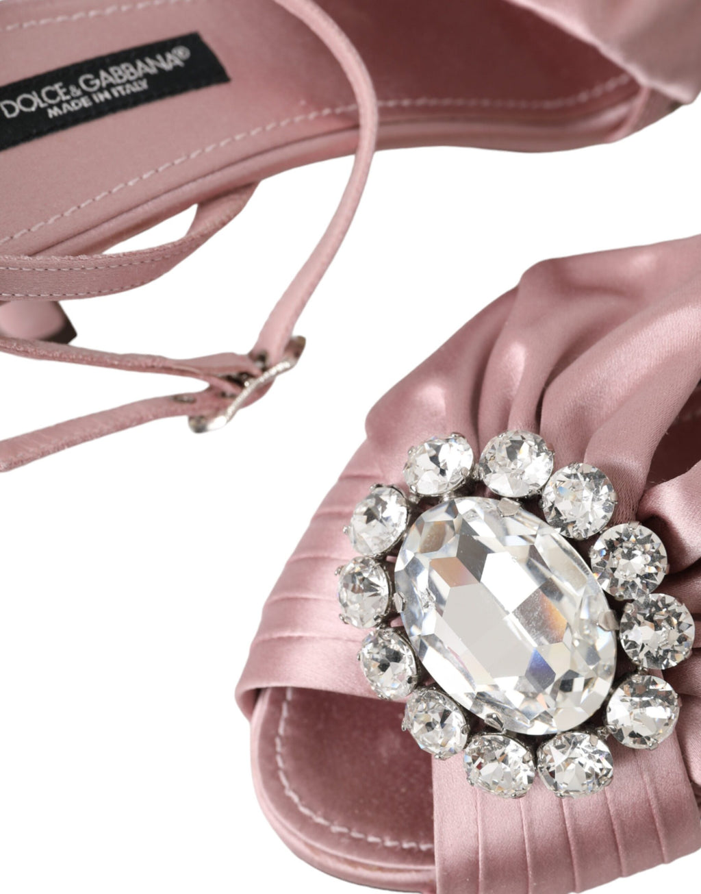 Pink Keira Crystal Heels Sandalen Schuhe