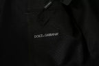 Black Wool Slim Fit Notch Jacket Blazer