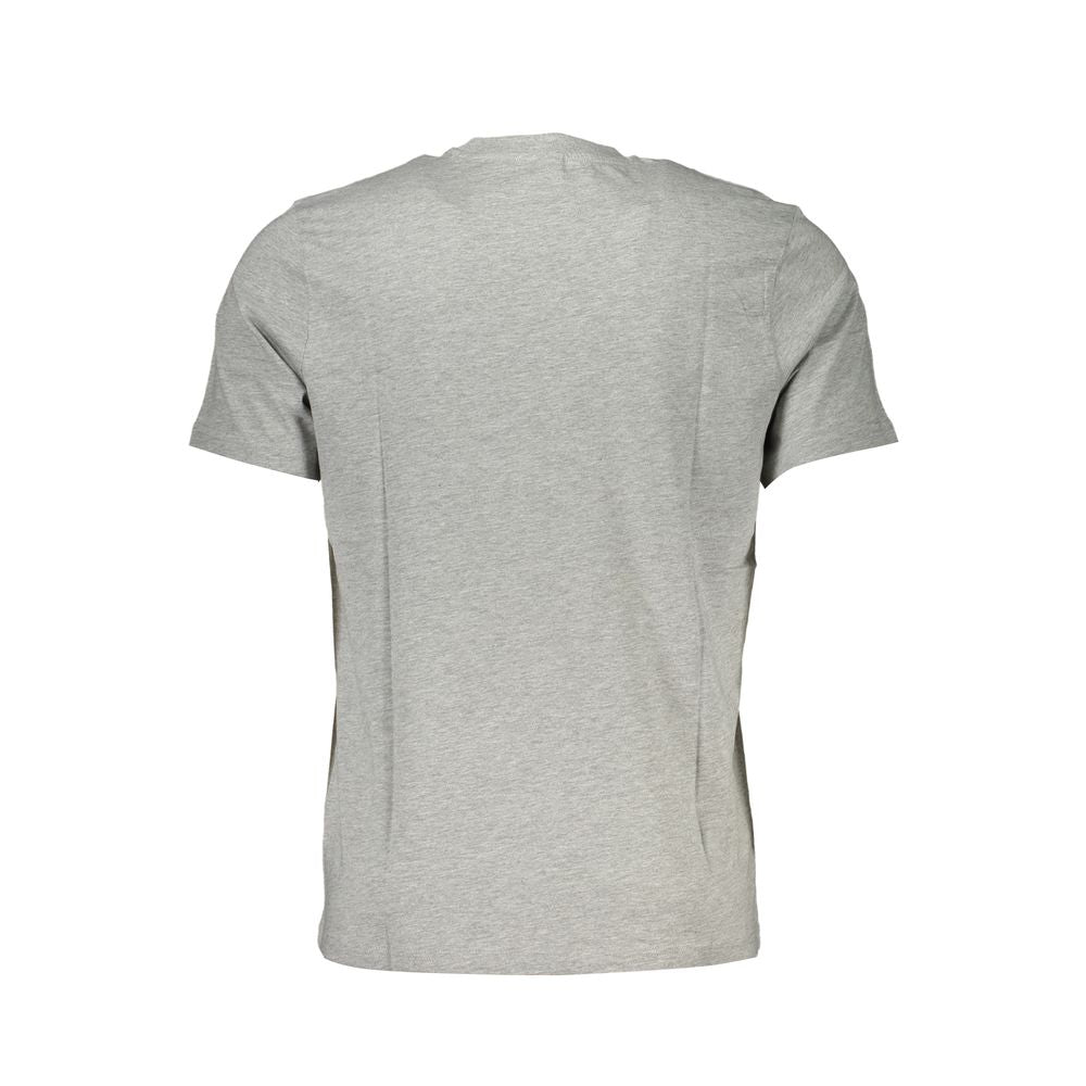 Graues Baumwoll-T-Shirt