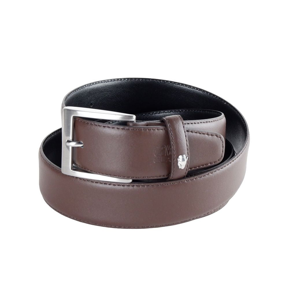 Cintura in Pelle di Vitello Marrone