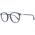 Brille aus grauem Metall und Kunststoff (Fassungen)