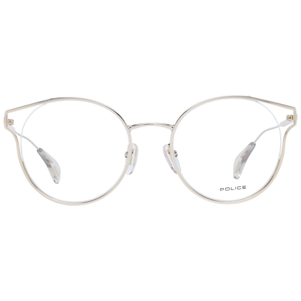 Brille aus roséfarbenem Metall und Kunststoff (Fassungen)