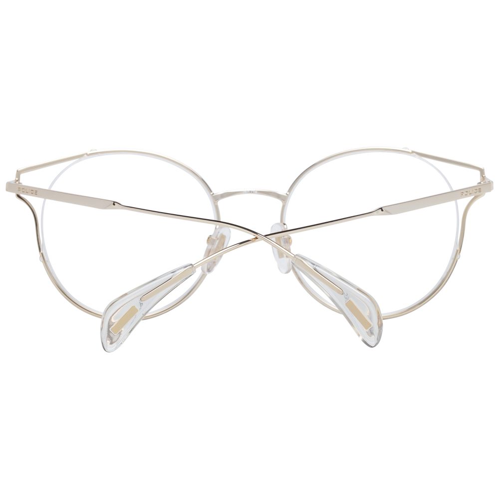 Brille aus roséfarbenem Metall und Kunststoff (Fassungen)