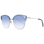 Blaue Metall- und Kunststoffsonnenbrille