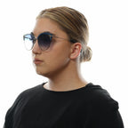 Blaue Metall- und Kunststoffsonnenbrille