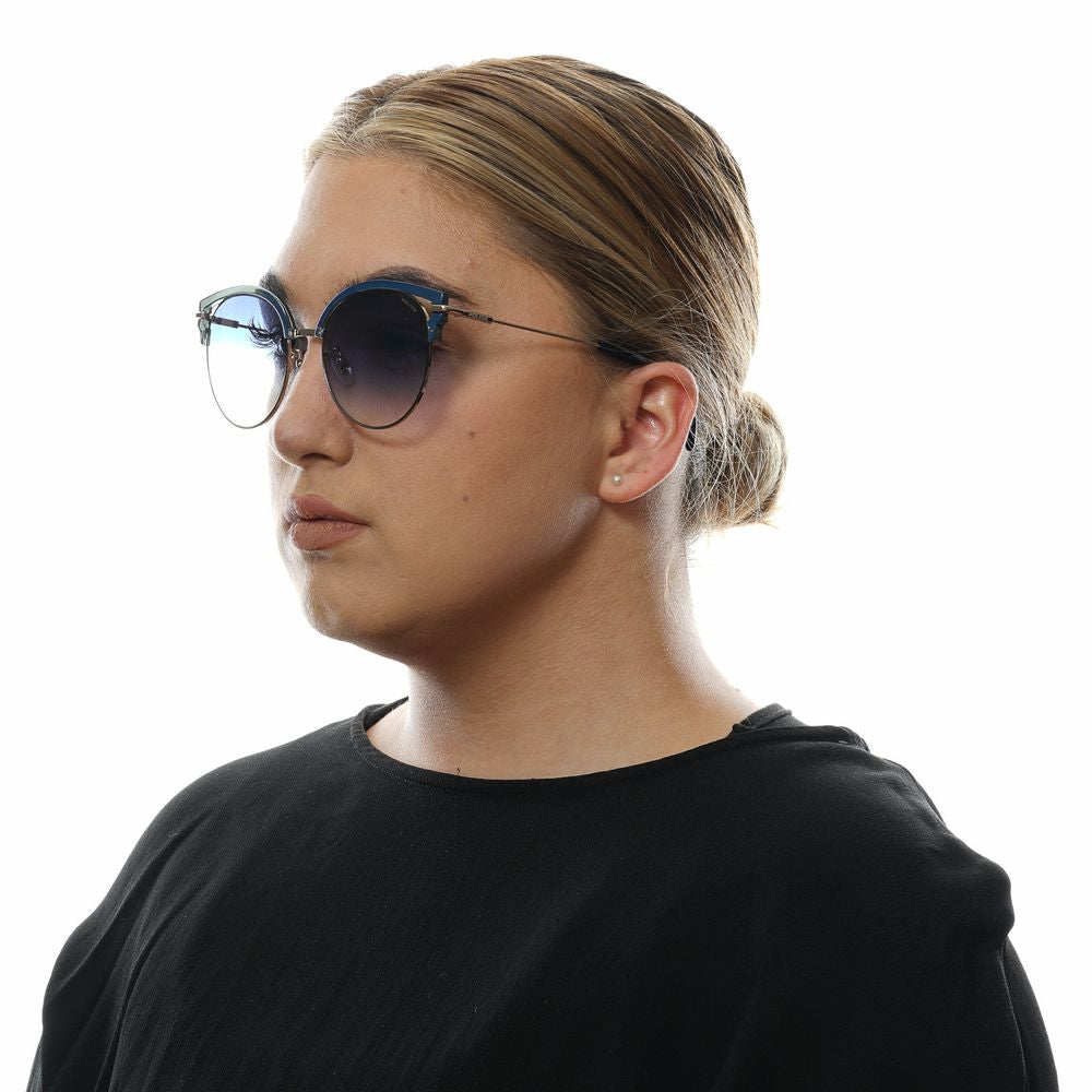 Blaue Metall- und Kunststoffsonnenbrille