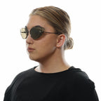 Gold Metal & Plastic Sunglasses