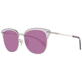 Burgunderrote Sonnenbrille aus Metall und Kunststoff