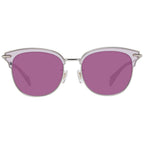 Burgunderrote Sonnenbrille aus Metall und Kunststoff