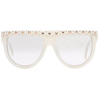 White Plastic Sunglasses