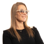 White Plastic Sunglasses