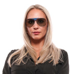 Blue Plastic Sunglasses