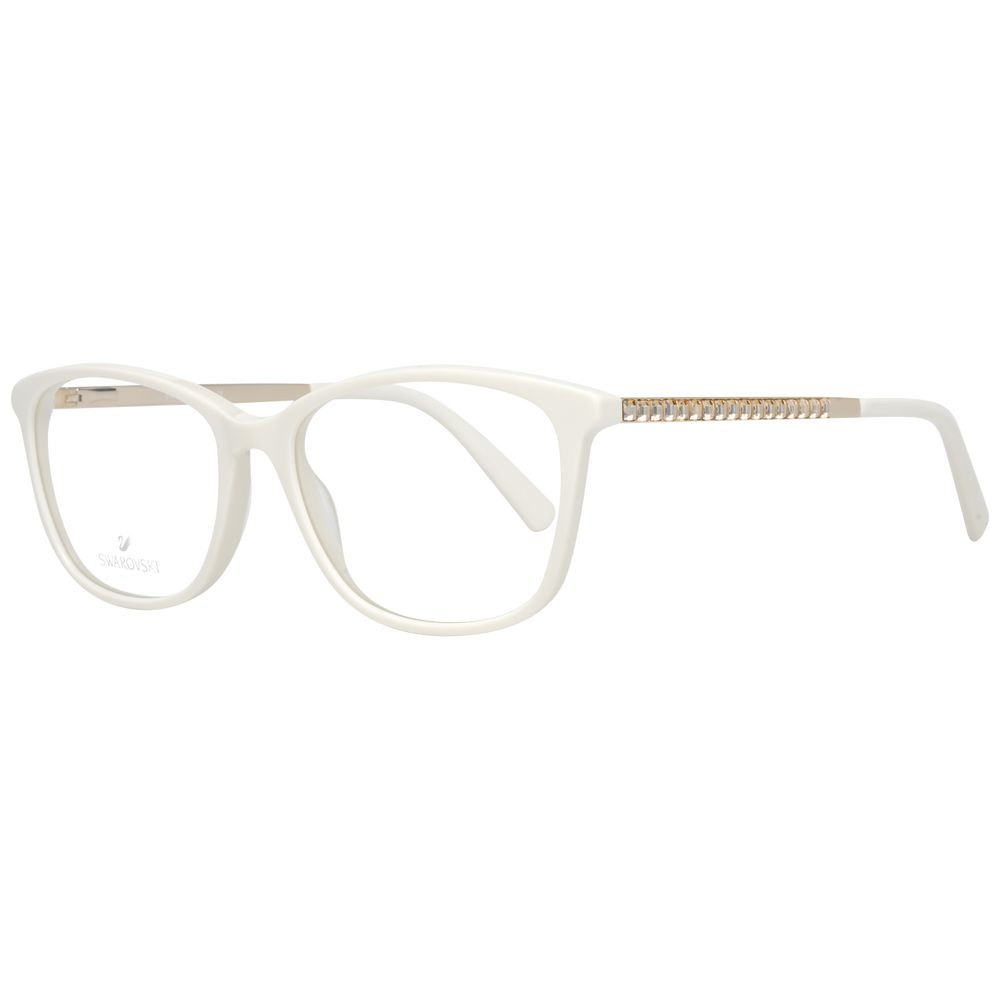 Brille aus weißem Metall und Kunststoff (Fassungen)