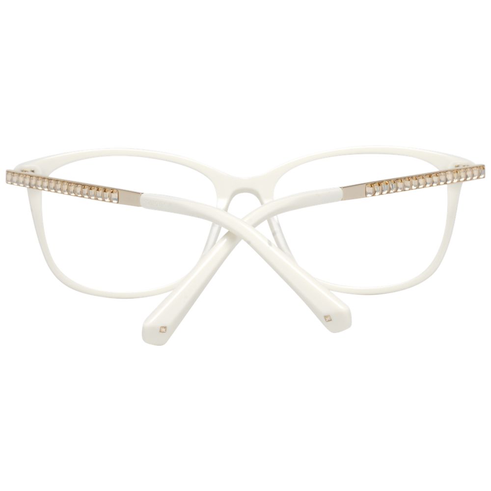 Brille aus weißem Metall und Kunststoff (Fassungen)