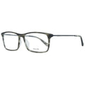 Brille (Gestell) aus grauem Metall und Kunststoff
