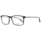 Brille (Gestell) aus grauem Metall und Kunststoff