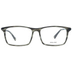 Brille (Gestell) aus grauem Metall und Kunststoff