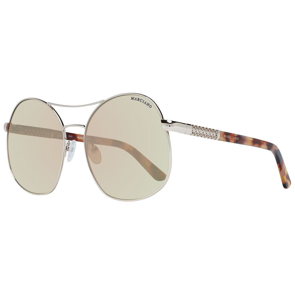 Roségoldene Sonnenbrille aus Metall