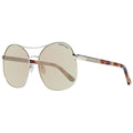 Roségoldene Sonnenbrille aus Metall