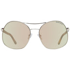 Roségoldene Sonnenbrille aus Metall